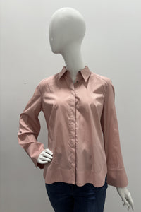 Hana San Hi-Low Blouse With Hidden Buttons