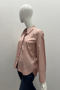 Hana San Hi-Low Blouse With Hidden Buttons