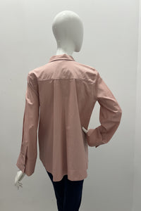 Hana San - Blouse Hi-Low avec boutons cachés