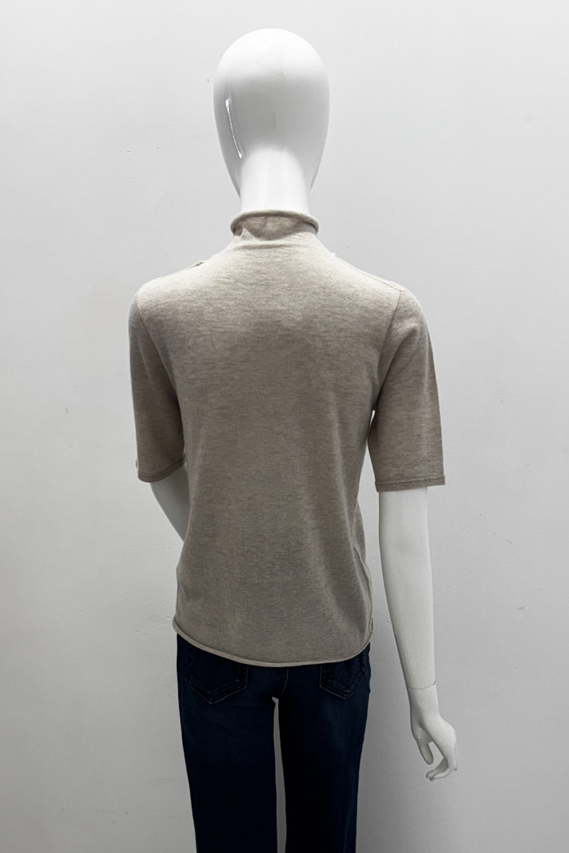 Pull à col roulé en cachemire Majestic Filatures