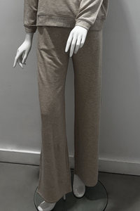 Pantalon large en molleton French Terry écru Majestic Filatures