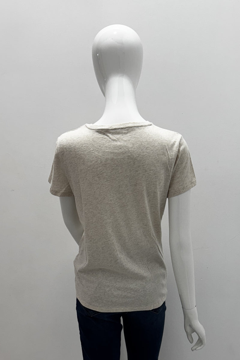 Majestic Filatures Deluxe Coton à Manches Courtes Col Rond