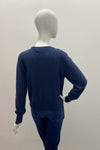 Repeat Short Sleeve Cashmere Rib Knit Sweater