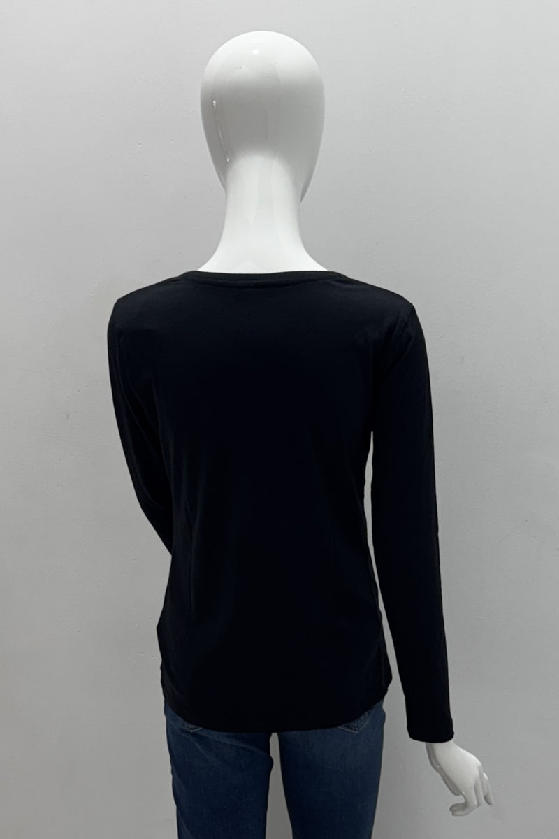 Majestic Filatures Deluxe Organic Cotton V-neck Top