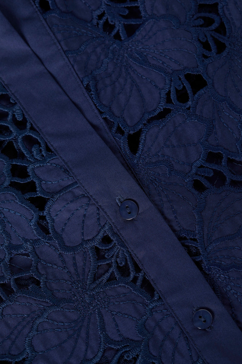 L'Agence Seychelle Cropped Blouse