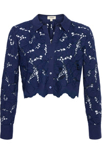 L'Agence Seychelle Cropped Blouse