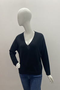 Repeat Organic Cashmere V-Neck Pullover