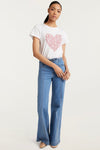 Cinq à Sept Je T'Aime Heart Tee