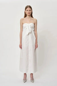 Herskind Chantelle Dress Midi Strapless Dress Black