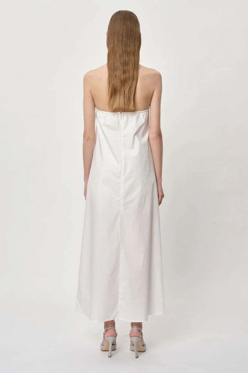 Herskind Chantelle Dress Midi Strapless Dress Black