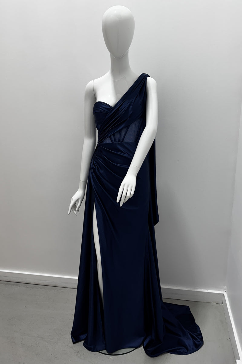 Jessica AngelRobe en satin avec corset transparent