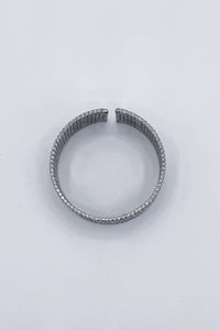 Rin & Tube 10-row Rhinestone Cuff Bracelet