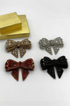 Crystal Bow Pin