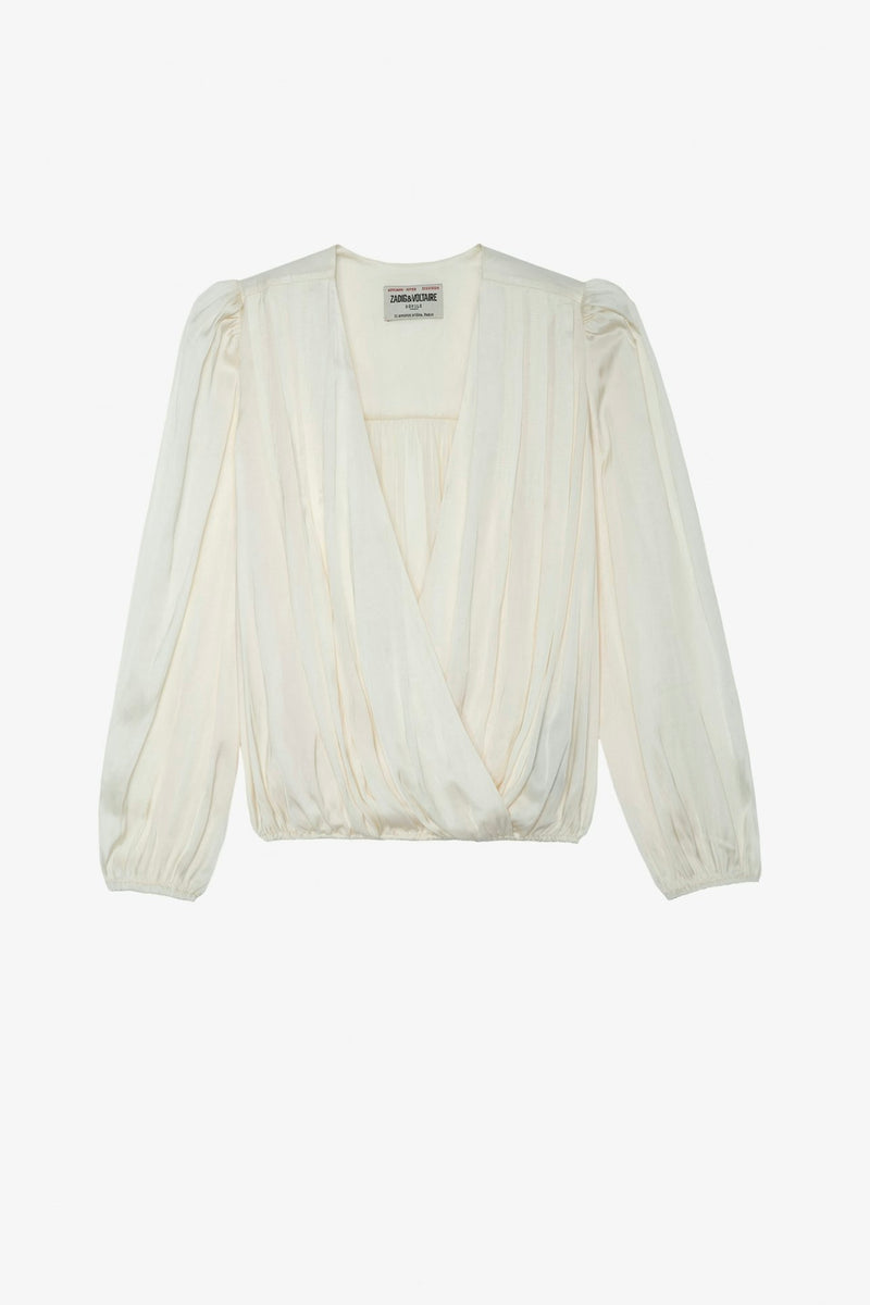 Zadig & Voltaire Long Sleeve Blouson Top