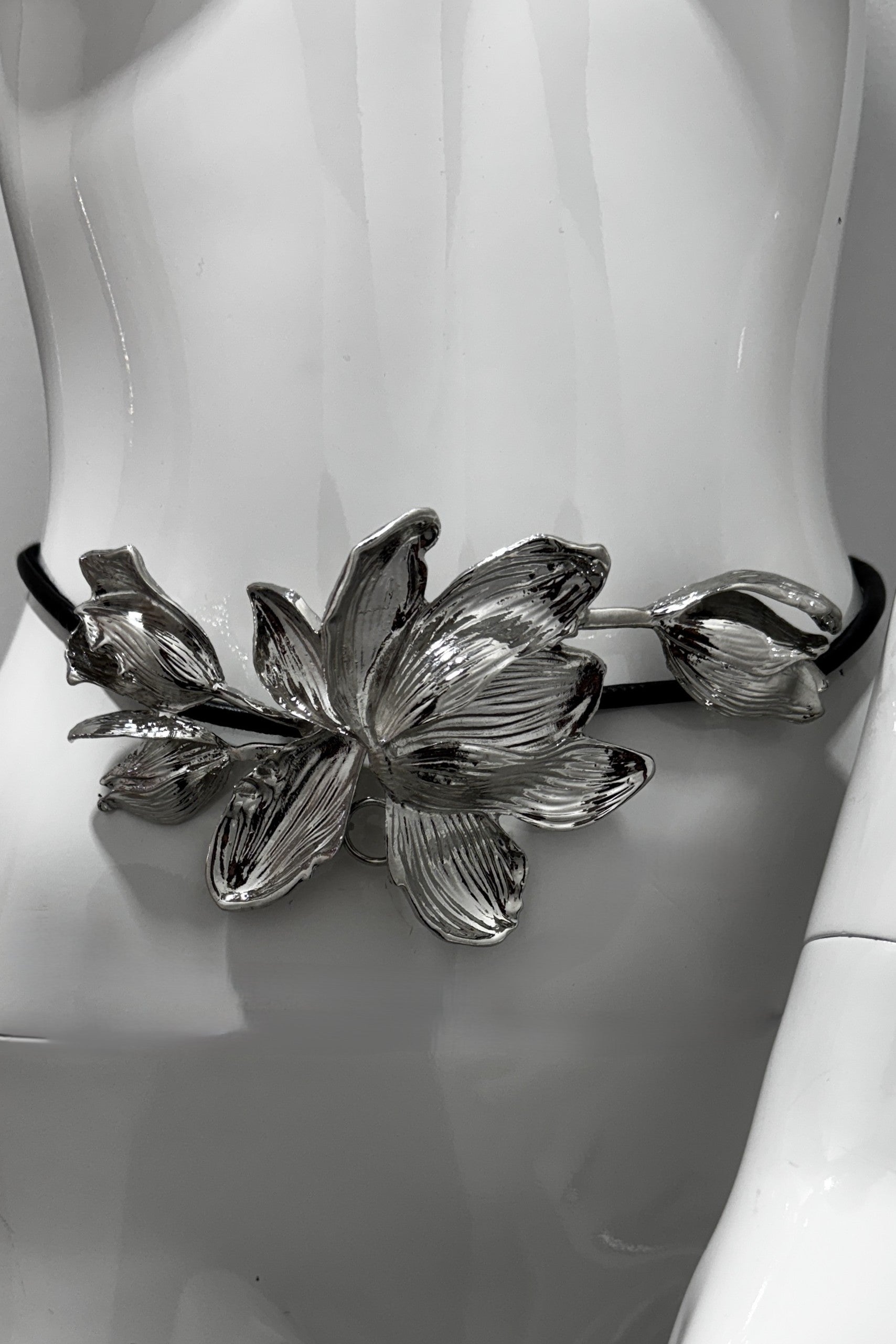 Metallic Leaf Belt