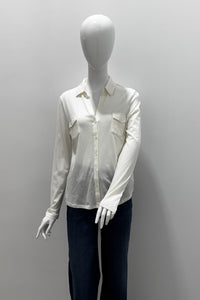 Chemise de poche en coton cachemire Majestic Filatures