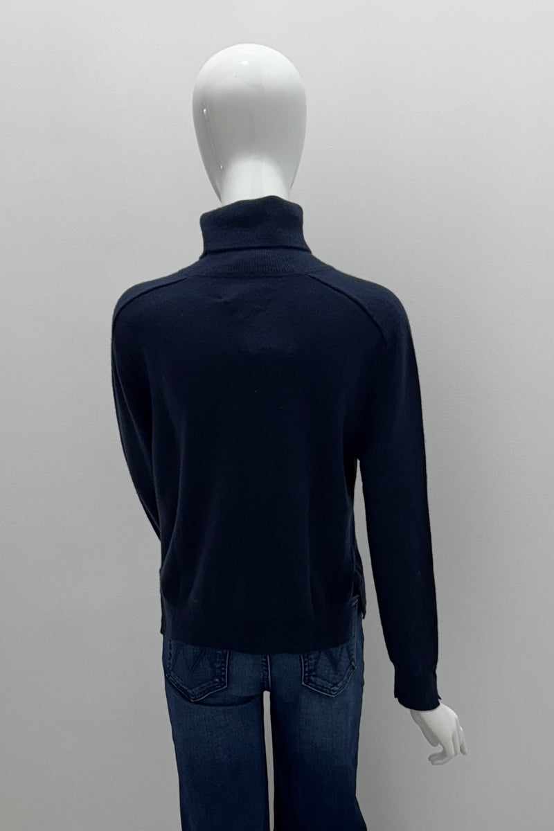 Notshy Marine Pola Relaxed Turtleneck Sweater