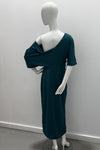 Robe drapée Theia Rayna à une épaule