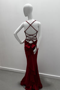 Robe Jessica Angel à panneaux à volants