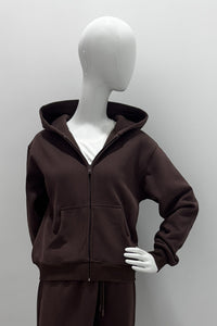 Luna Pull zippé doux en polaire