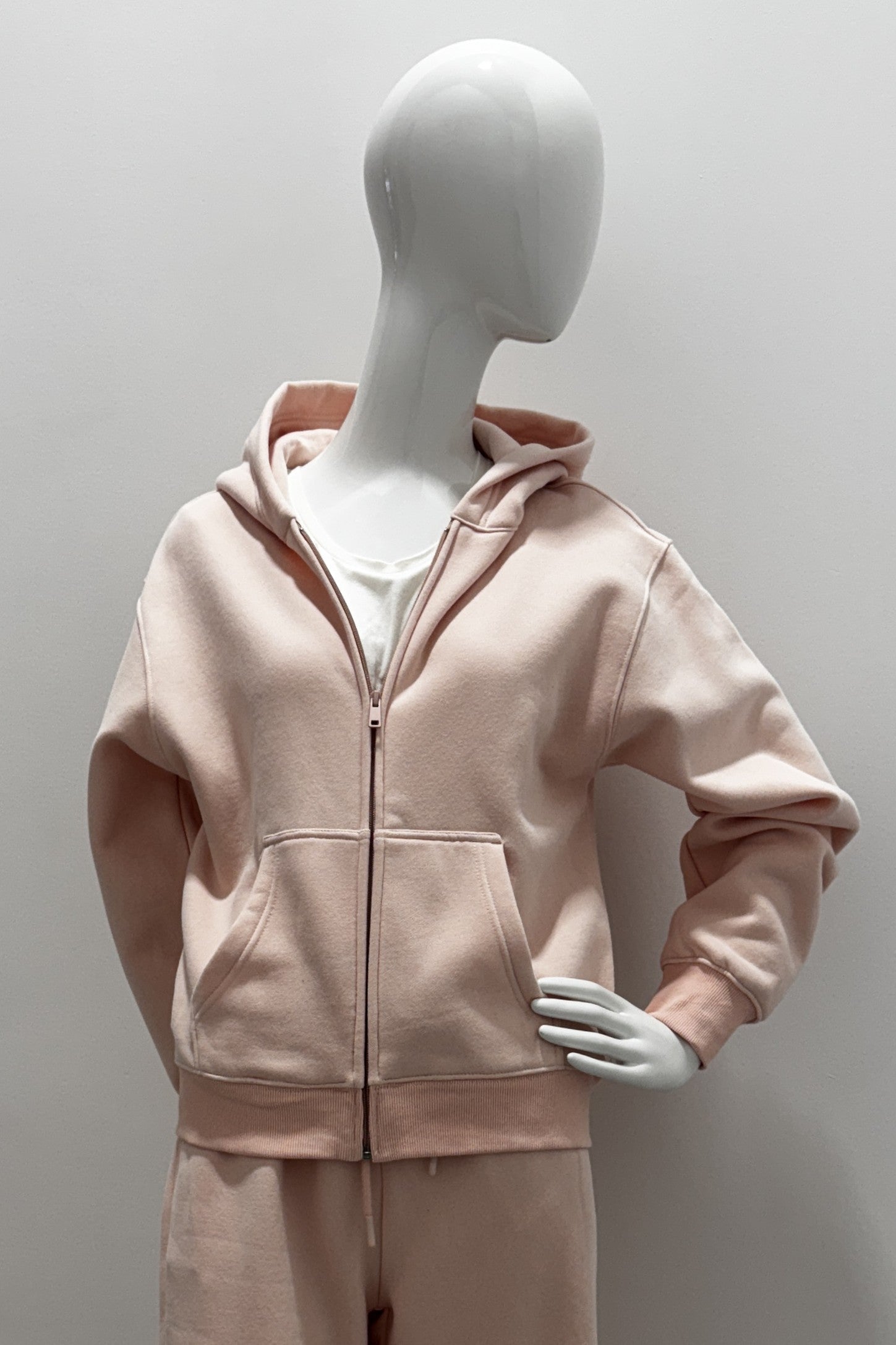 Luna Pull zippé doux en polaire