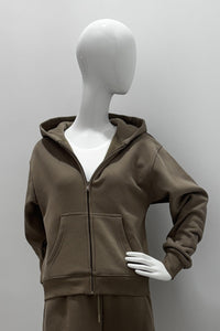 Luna Pull zippé doux en polaire