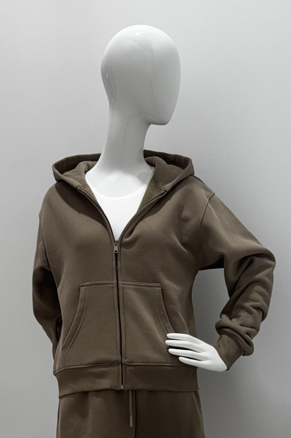 Luna Pull zippé doux en polaire