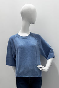 Repeat Relaxed Short-Sleeve Sweater