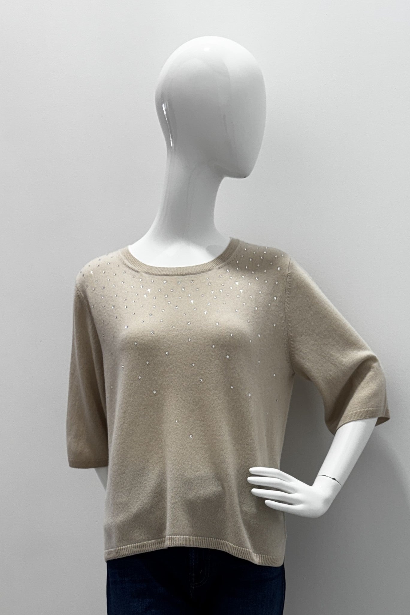Repeat Crystal Embellished Sweater