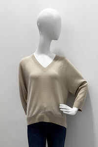 Repeat V-Neck Relaxed Sweater
