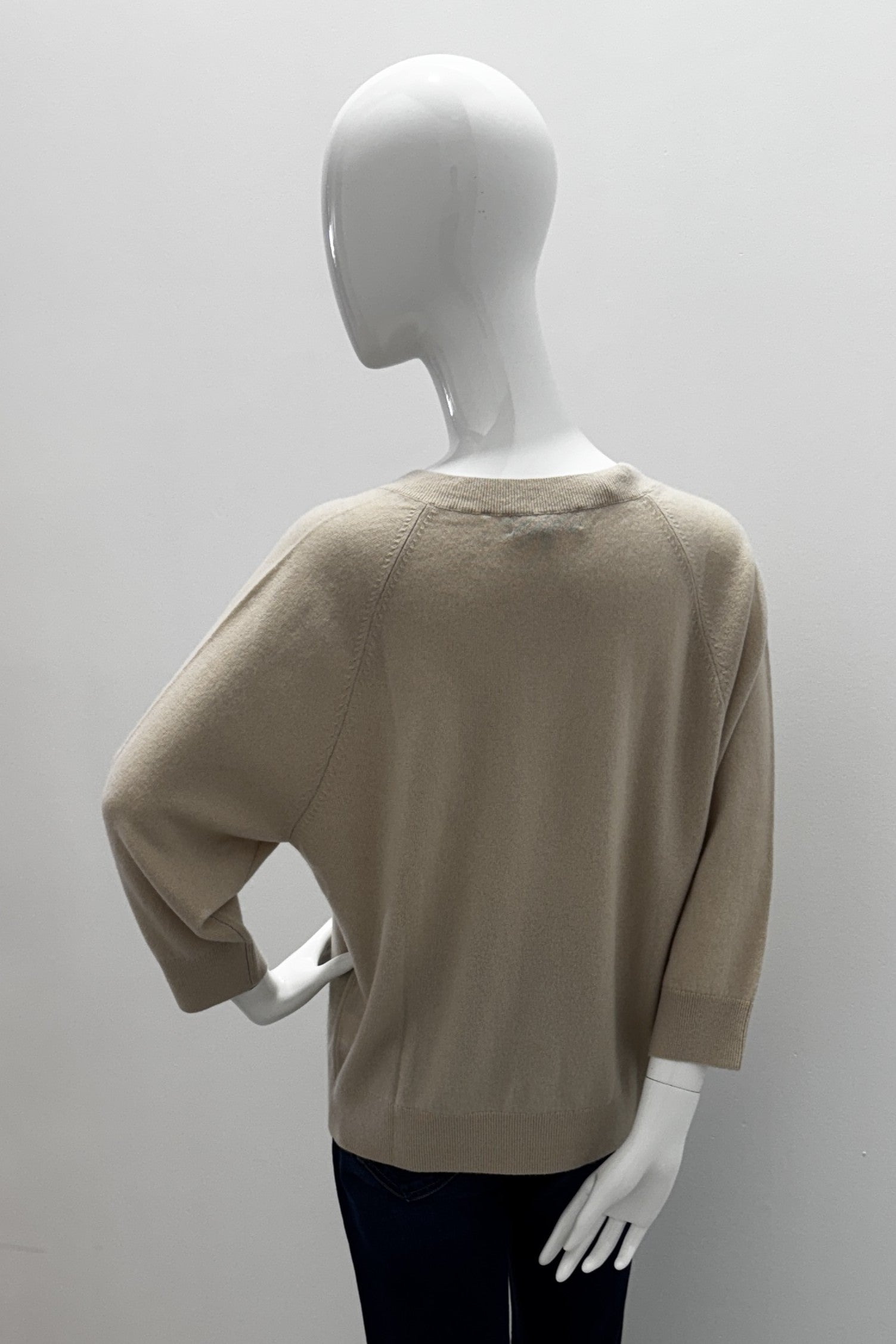 Repeat V-Neck Relaxed Sweater