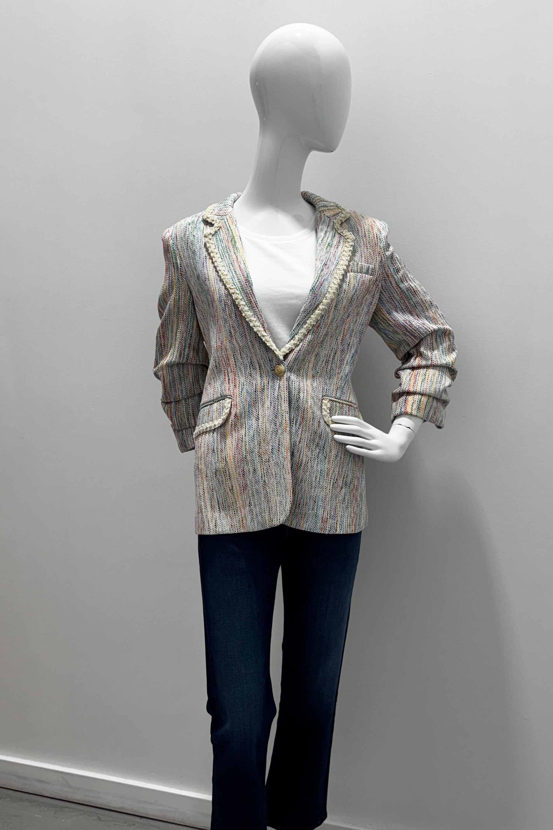 Cinq à Sept Prism Tweed Khloe Blazer Multi