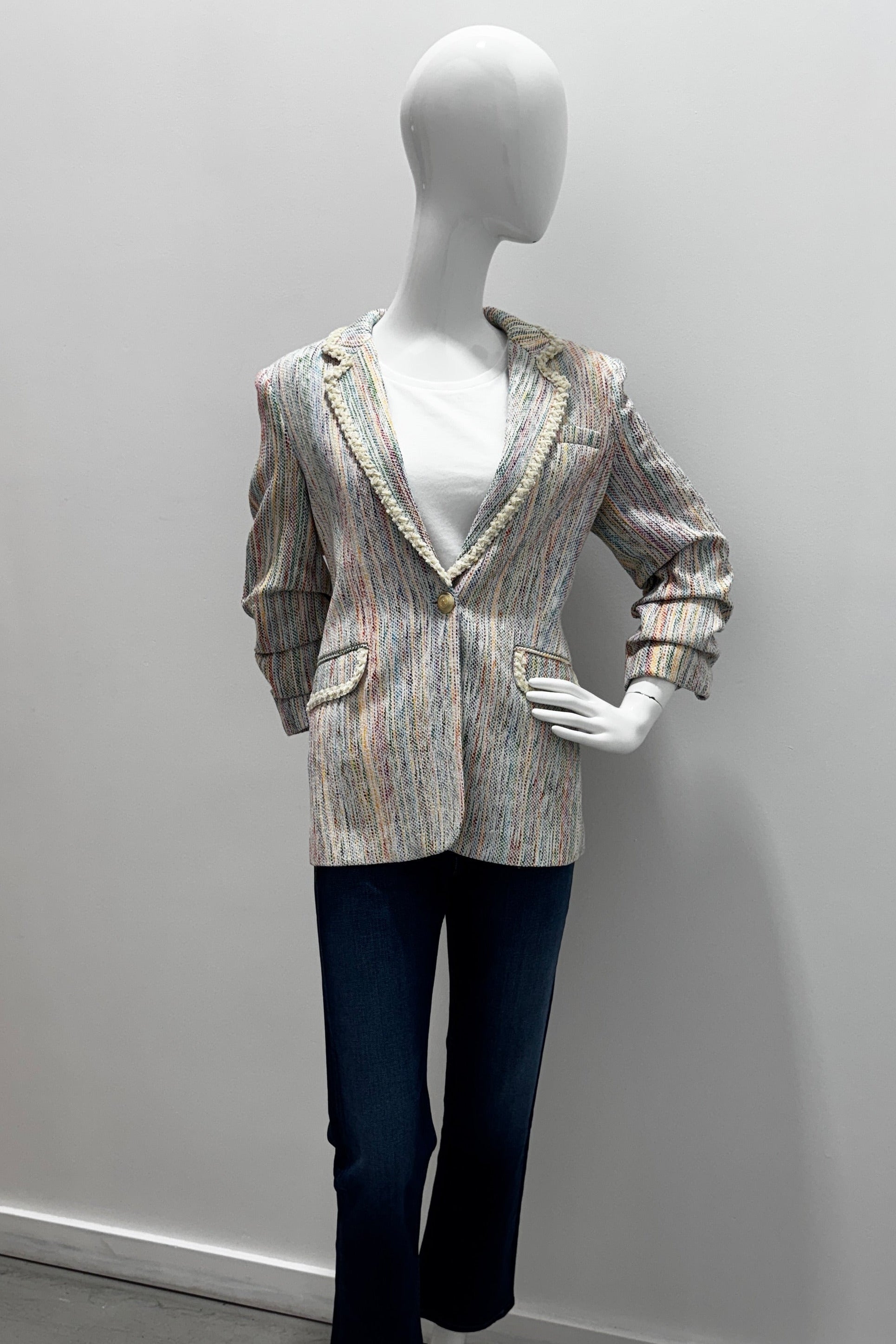 Cinq à Sept Prism Tweed Khloe Blazer Multi