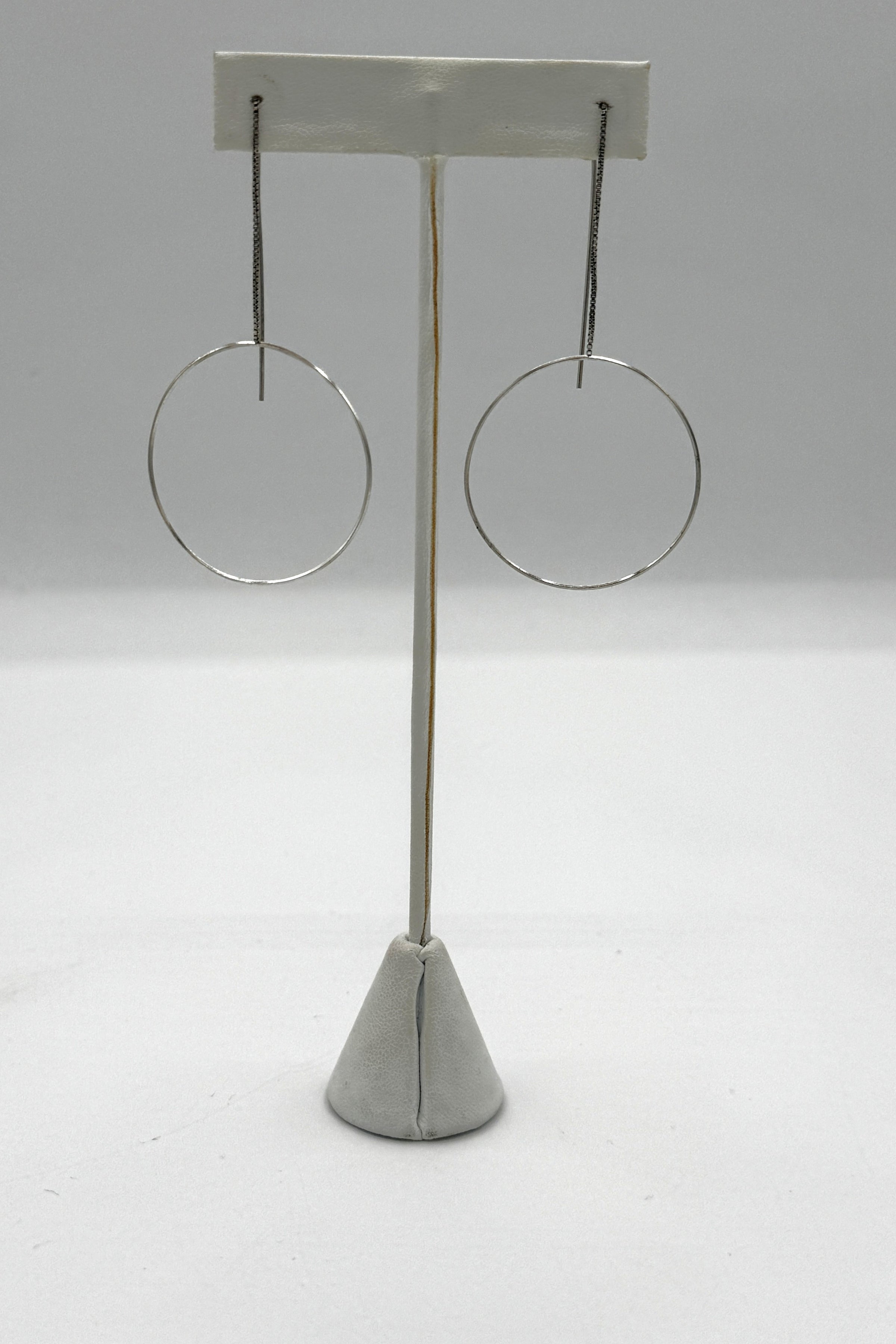 Boucles d'oreilles cercle argent Tres Chic