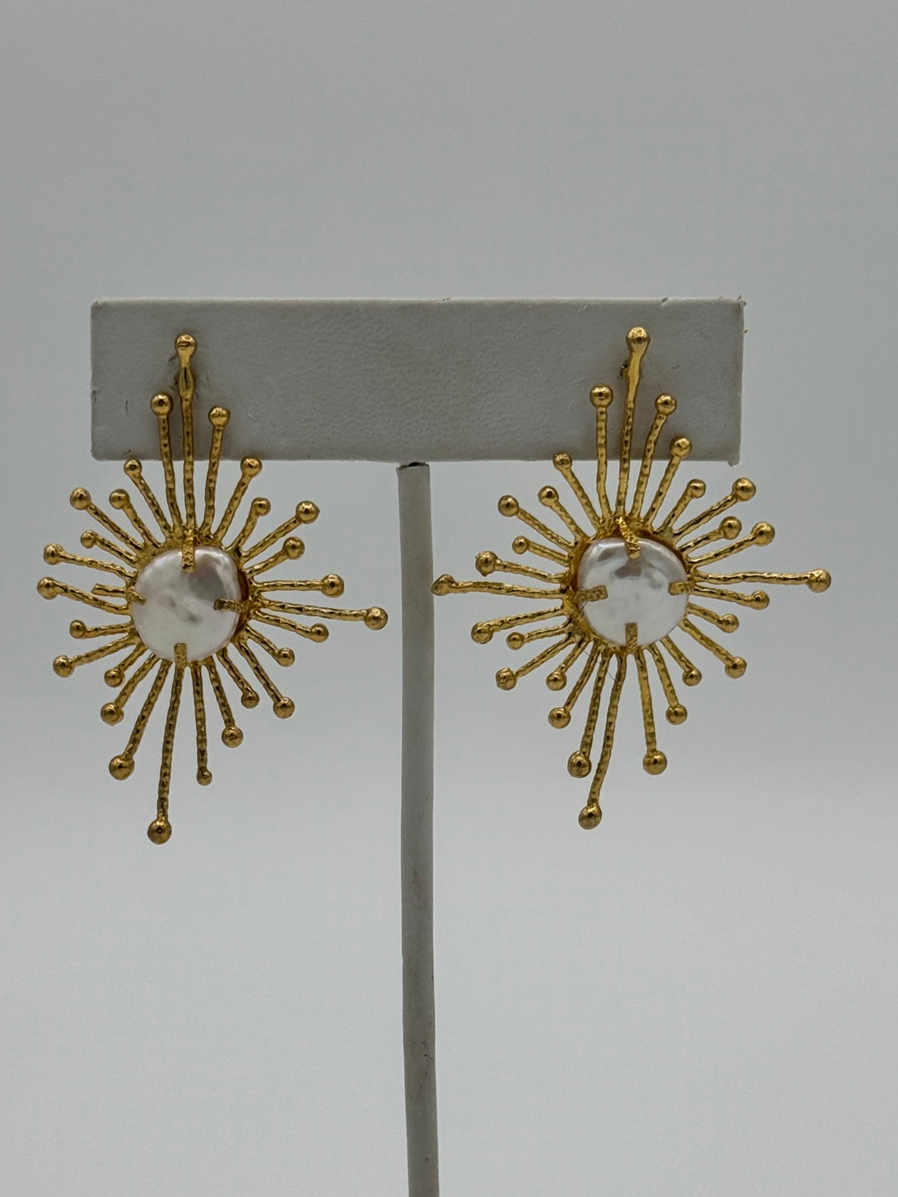 Boucles d'oreilles Étoile Perle Tres Chic