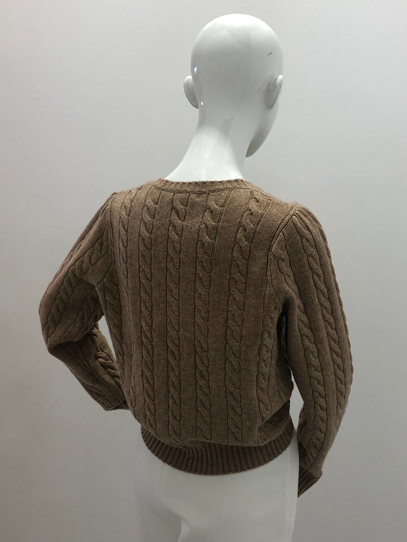 Repeat Cable Knit Cashmere Pullover