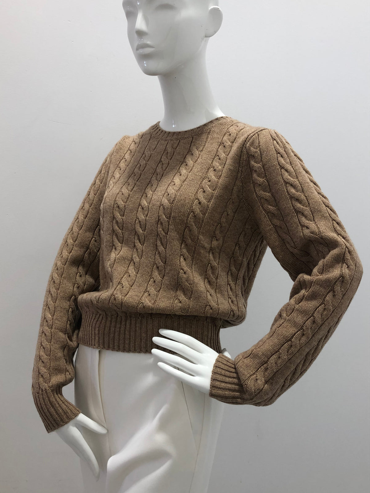 Repeat Cable Knit Pullover