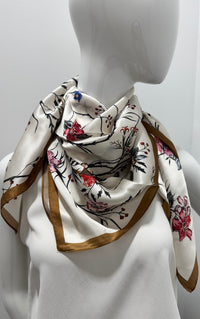 Wildflower Elegance Silk Scarf