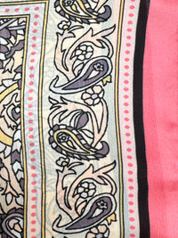 Foulard en soie orchidée rose pâle