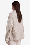 Smythe Crewneck Fringe Sweater