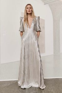 Greta Constantine Silvilac Gown