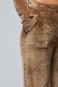 Pantalon large en velours Majestic Filatures