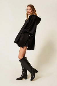 Poncho en maille Twinset avec poches