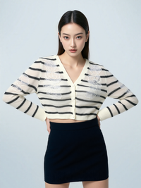 Cardigan rayé Twinset