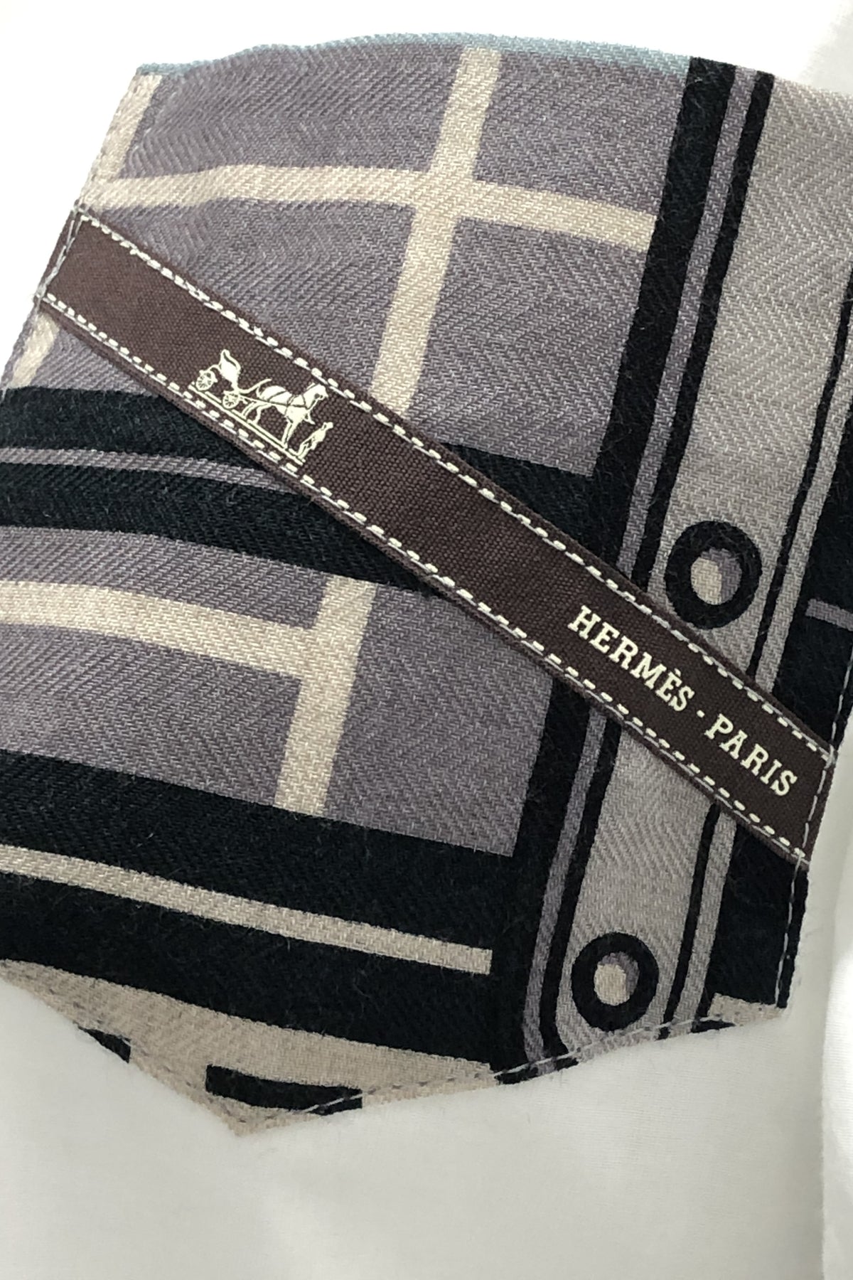Ascend Hermes Paris Blouse de conception de foulard en soie