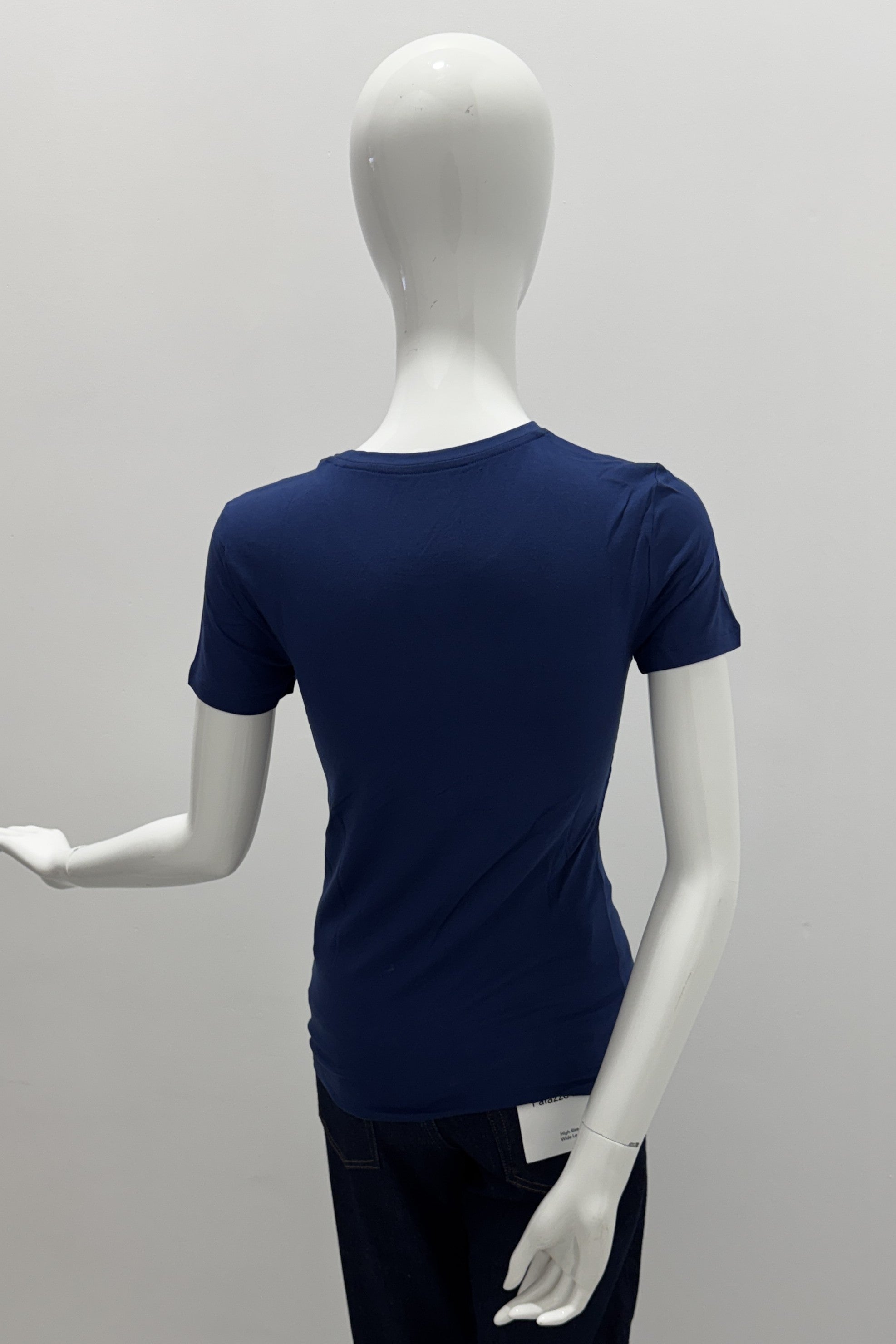 Majestic Filatures Soft Touch S/S Pull ras du cou Blue Moon