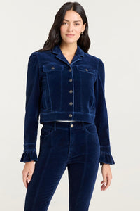 Veste Deryn en Denim Velours Cinq à Sept