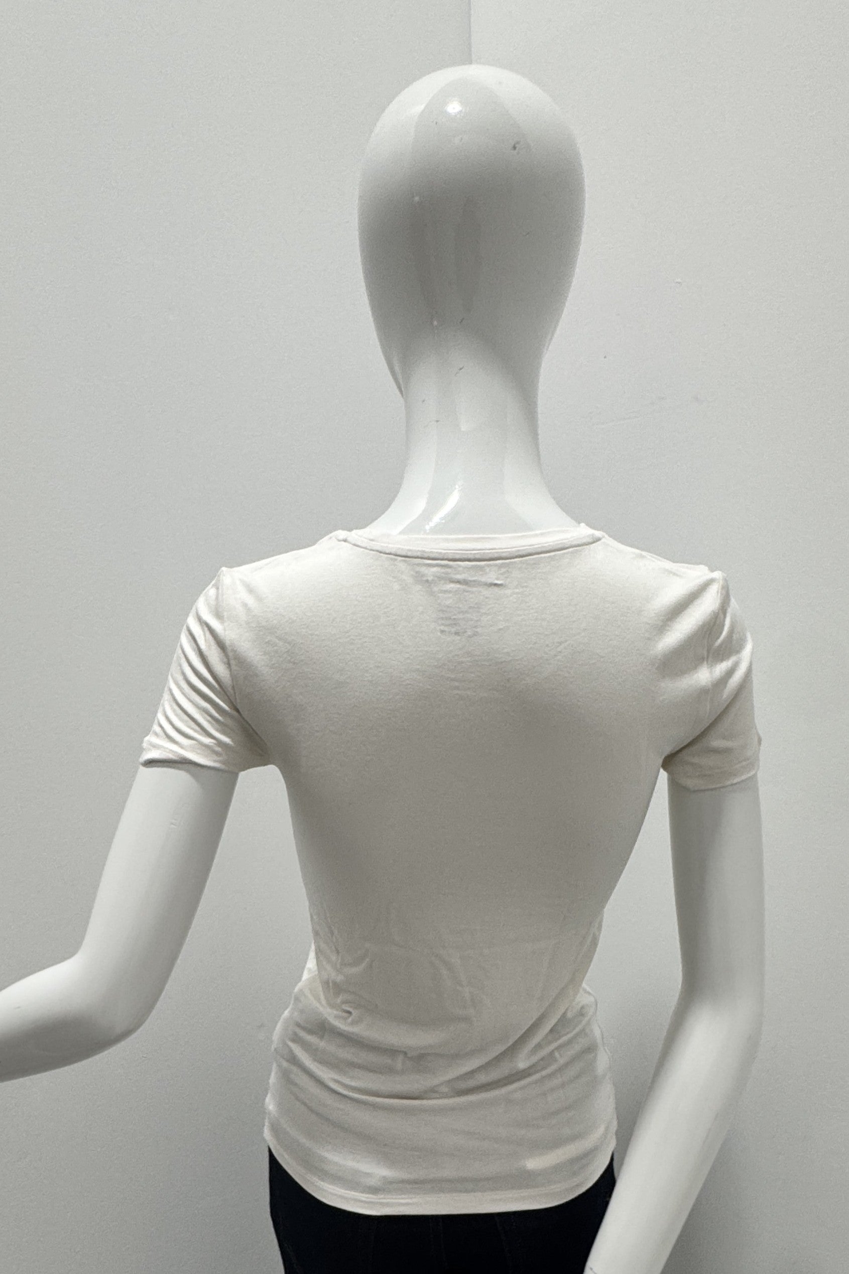 Majestic Filatures Soft Touch S/S Pull ras du cou crème