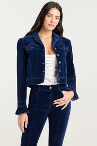 Veste Deryn en Denim Velours Cinq à Sept