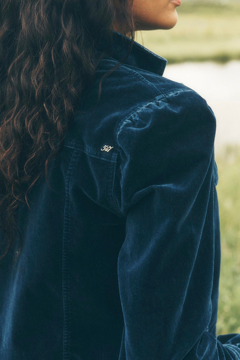 Veste Deryn en Denim Velours Cinq à Sept